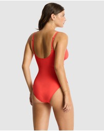 Sea Level Australia - Essentials Edit Cross Front Scoop Back One Piece