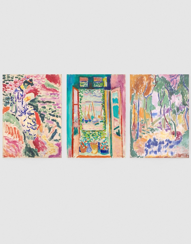 Inka Arthouse - Matisse Exhibition Set of 3 Art Prints