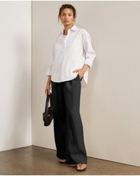 AERE - Marleigh Linen Relaxed Pants