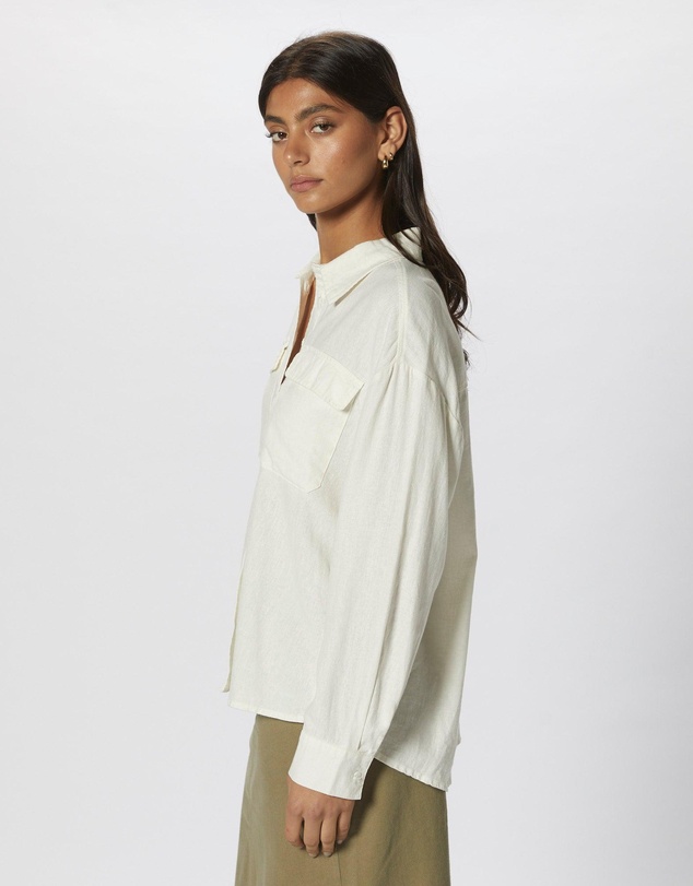 ONLY - Caro Linen Pocket Shirt