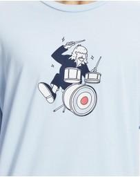 Ben Sherman - Drummer Target Cotton T-Shirt