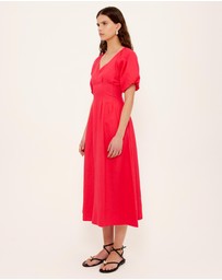 Staple the Label - Valentina V-Neck Midi Dress