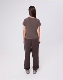 Upstate - Urban Box Tee - Washed Ground Coffee