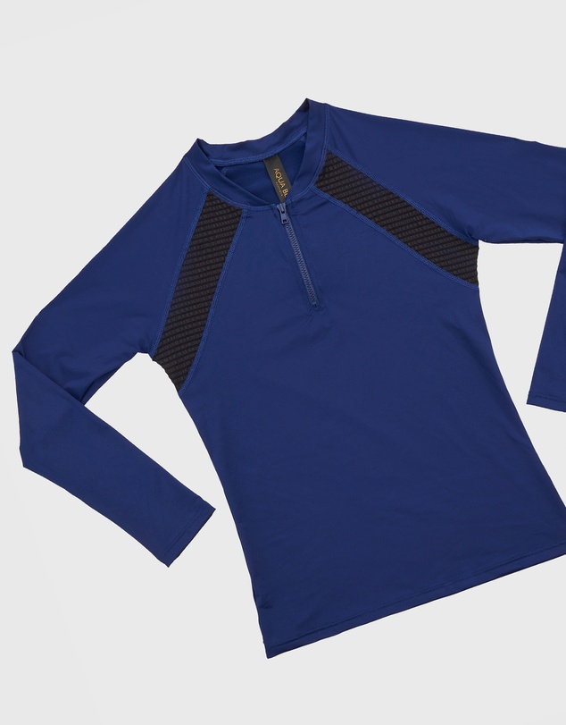 Aqua Blu Kids - Building Blocks Long Sleeve Rash Vest - Teen
