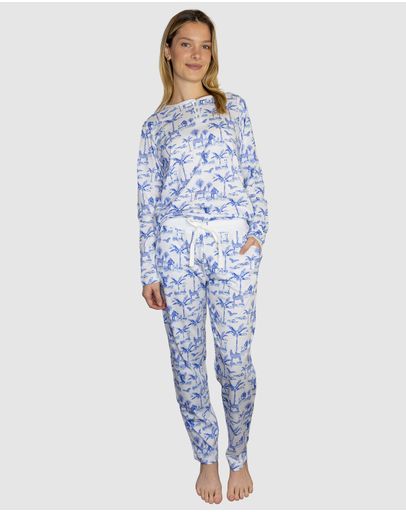 Skydog Blue Toile