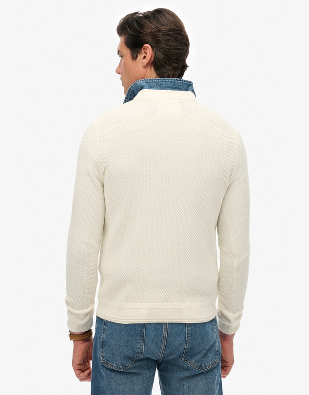 Superdry - Light Weight Cotton Texture Jumper