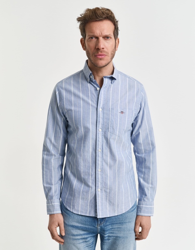 Gant - Regular Fit Striped Classic Oxford Shirt