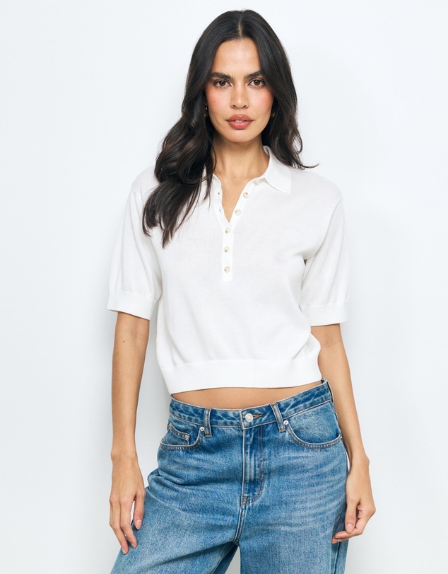 AERE - Abbey SS Knit Polo