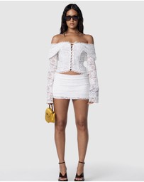 JGR & STN - Rosa Lace Mini Skort
