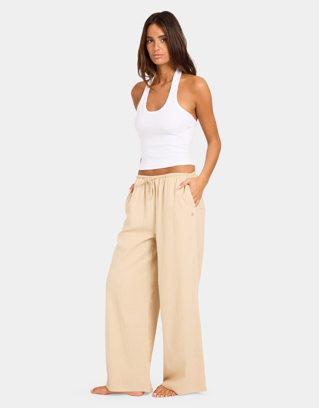 Roxy - Womens Lolani Elastic Waist Pants