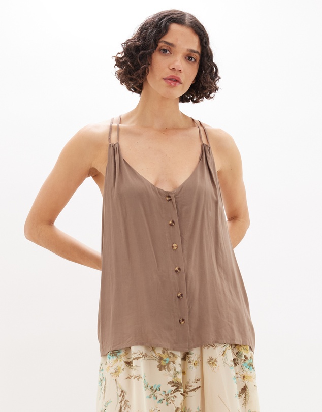Amelius - Amira Buttoned Tank Top
