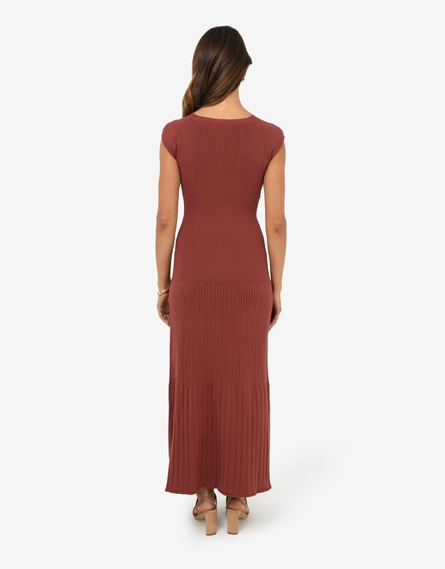 Forcast - Lourdes Ribbed Knit Dress