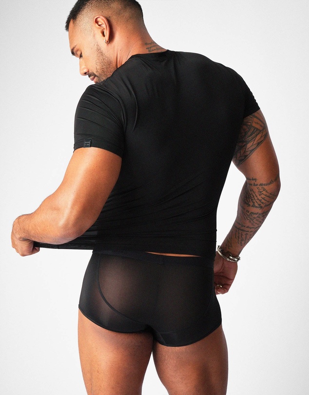 TEAMM8 - Allure Sheer Cropped Tee