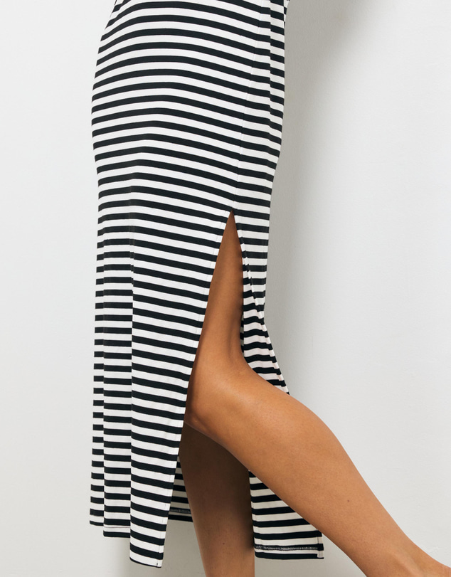 AERE - Vita Stripe T-Shirt Dress