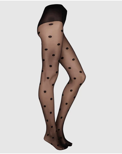 Hunkemoller - 15 Denier Big Dots Tights