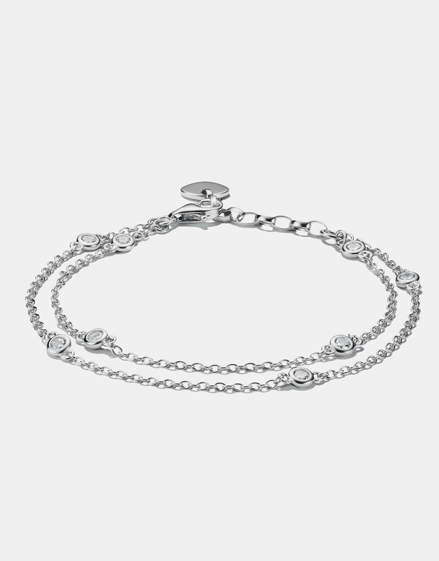 THOMAS SABO - THOMAS SABO Bracelet with Zirconia Double-Row