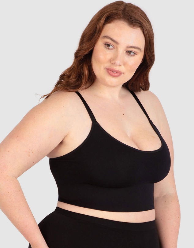 B Free Intimate Apparel - Long Line Spaghetti Strap Bralette (A-B-C-D-DD-E-F) Cup