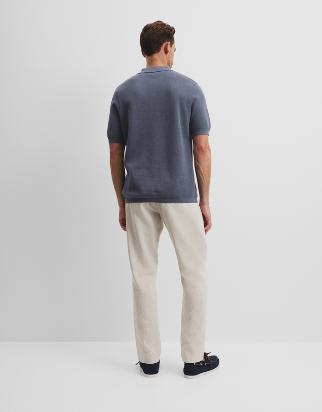 Country Road - Short Sleeve Good Earth Cotton Pique Knit Polo