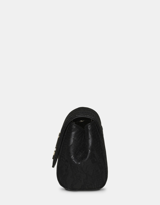 Steve Madden - BNylah Black/Gold Crossbody Bag