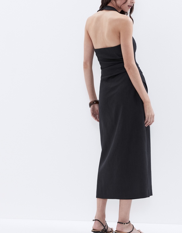 UNISON - Linen Halter Dress