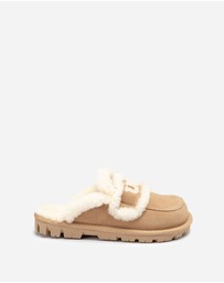 Ozwear Connection Uggs - Ugg Violet Shearling Slipper (Elastic Logo) (Detachable Feature)