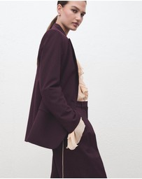 M.N.G - Straight-Fit Suit Jacket