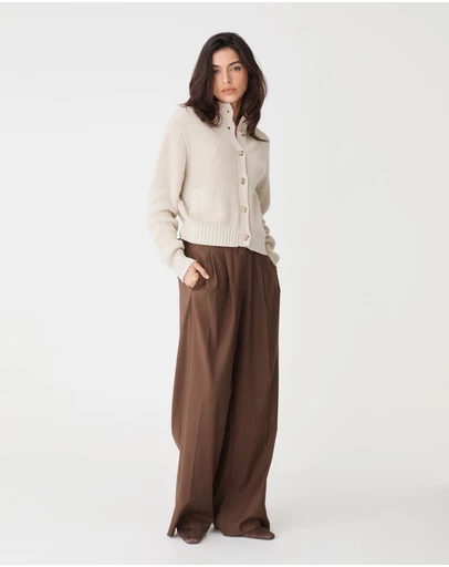 Forcast - Petra Rib Knit Cardigan
