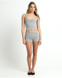 General Pants Co. Basics - Soft Knit Button Tank