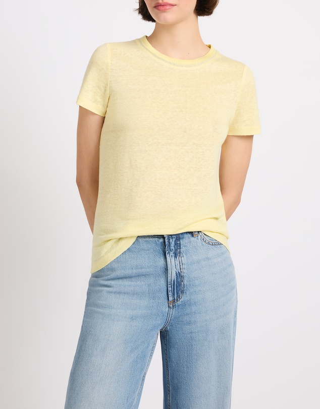 Marcs - Kat Linen Crew Neck Tee