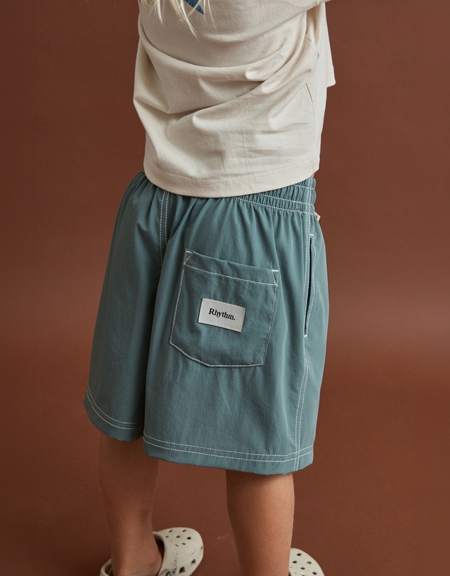 Rhythm - Contrast Beach Shorts - Kids