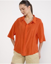 Cirkular - Pre-Loved - Luuda Bright Orange Shirt