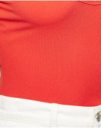Dazie - Float Halter Soft Rib Tank Top