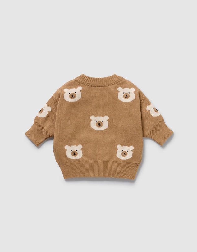 Wilson & Frenchy - Organic Knitted Jacquard Jumper - Babies