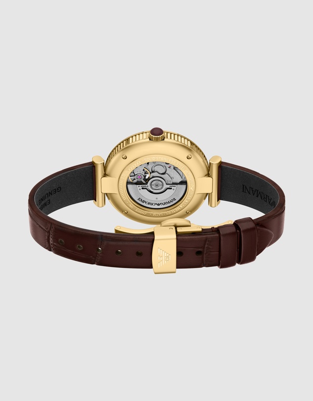 Emporio Armani - Burgundy Analogue Watch