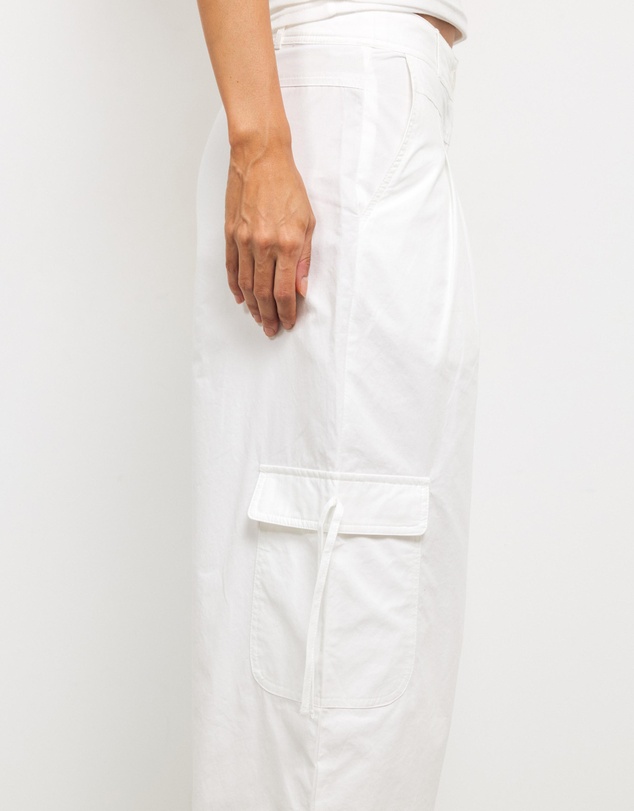 AERE - Cargo Tie Detail Barrel Leg Pants