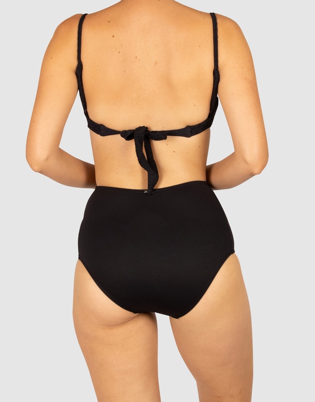 Baku Swimwear - Chloro Ruched Ultra High Waist Bikini Bottom