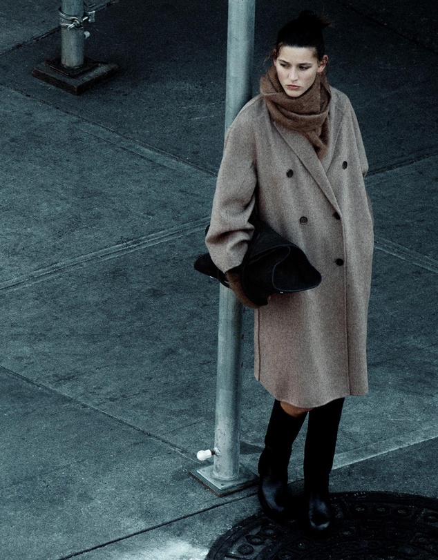 COS - Oversized Double-Breasted Wool Coat