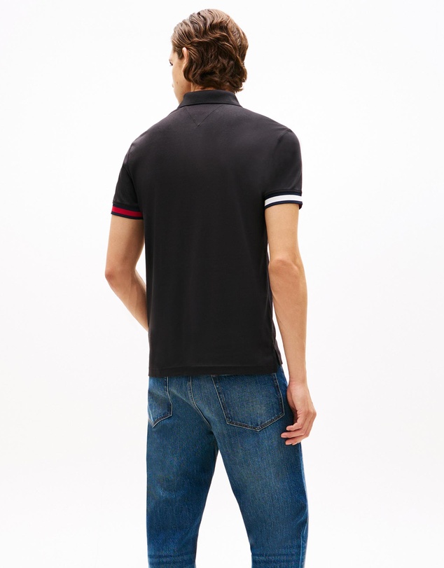 Tommy Hilfiger - Slim Fit Interlock Knit Tipped Polo Shirt
