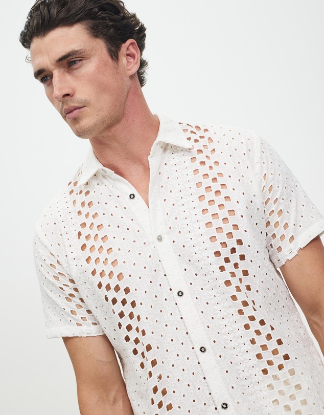 Merlino Street - Embroidered Weekender Shirt