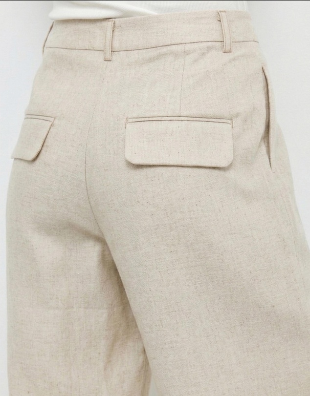 AERE - Straight Leg Linen Pants
