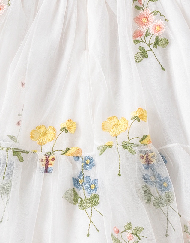 Bebe by Minihaha - Alana Floral Embroidered Dress