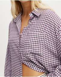 Cotton On Body - Cloud Soft Flannel Oversized Shirt