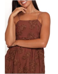 Petal & Pup - Giana Mini Dress - Brown
