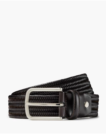 Aquila - Devon Leather Woven Belt