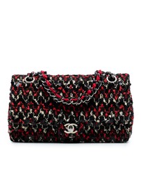 Pre-Loved by Azura Reborn - Pre-Loved Medium Classic Sequined Tweed Double Flap
