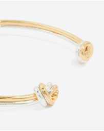 Lovisa - Mixed Metal Double Knotted Wrist Cuff