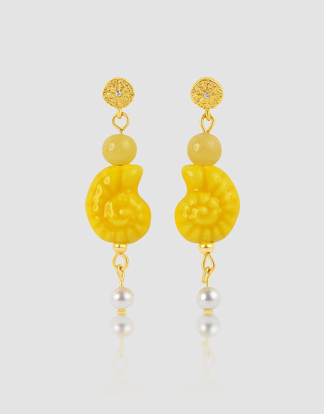 Carly Paiker - San Sebastian Conch Earrings