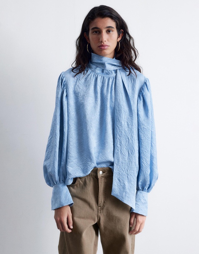 & Other Stories - Bow-Collar Blouse