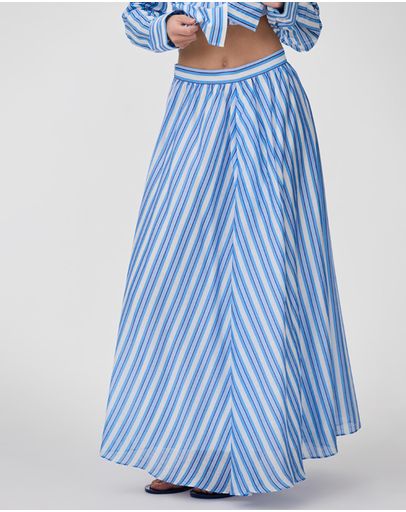Periwinkle Antique Stripe