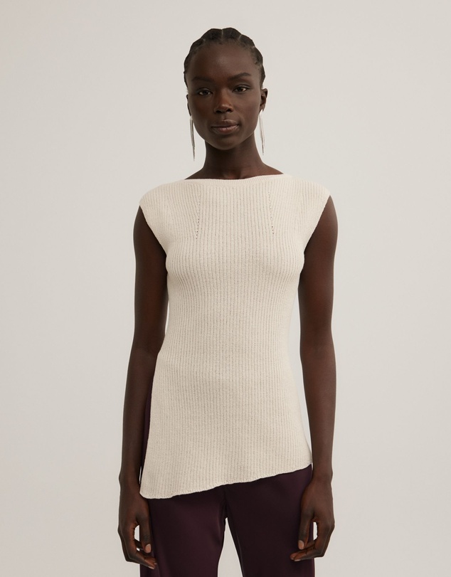 Witchery - Asymmetric Hem Knit Tank